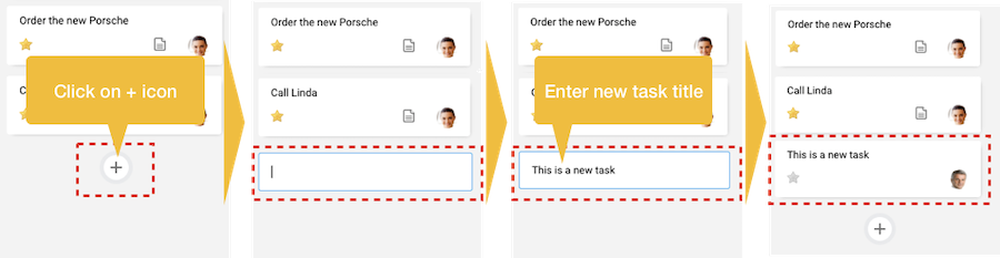 Task board - Create a new task